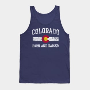 Retro Colorado Born And Raised Home Love Tank Top